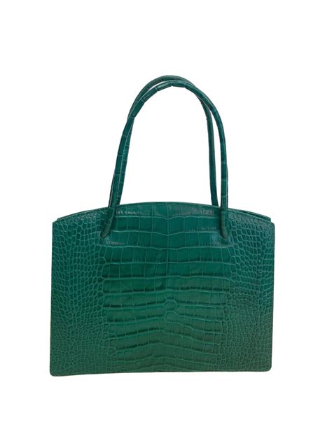 Emerald Green Small Croco